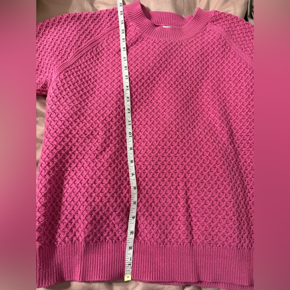 Varley Fuchsia Textured Sweater - Picture 3 of 4